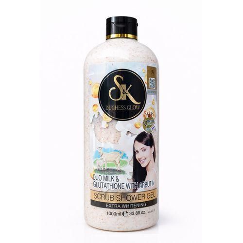 SK Duchess Glow Duo Milk Scrub Shower Gel - 1000ml
