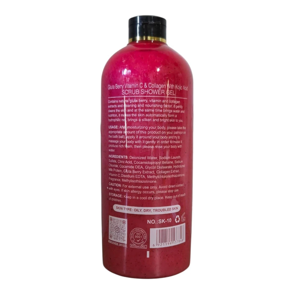 Sk Duchess Glow Gluta Berry Vitamin C, Collagen With Kojic Acid Scrub - 1000ml