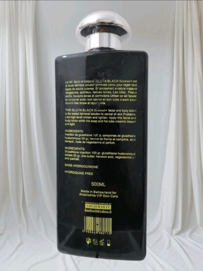 Abebi White Gluta Black 5XXXXXL+ Strong Renewal Snow White Lotion - 500ml