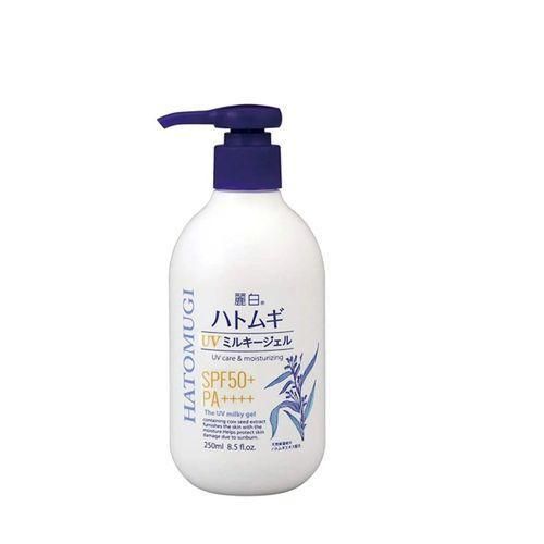 HATOMUGI UV & Moisturizing Milky Gel (SPF 50+ Pa++++) - 250ml