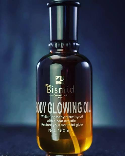 Bismid Body Glowing Whitening Body Oil With Alpha Arbutin - 150ml