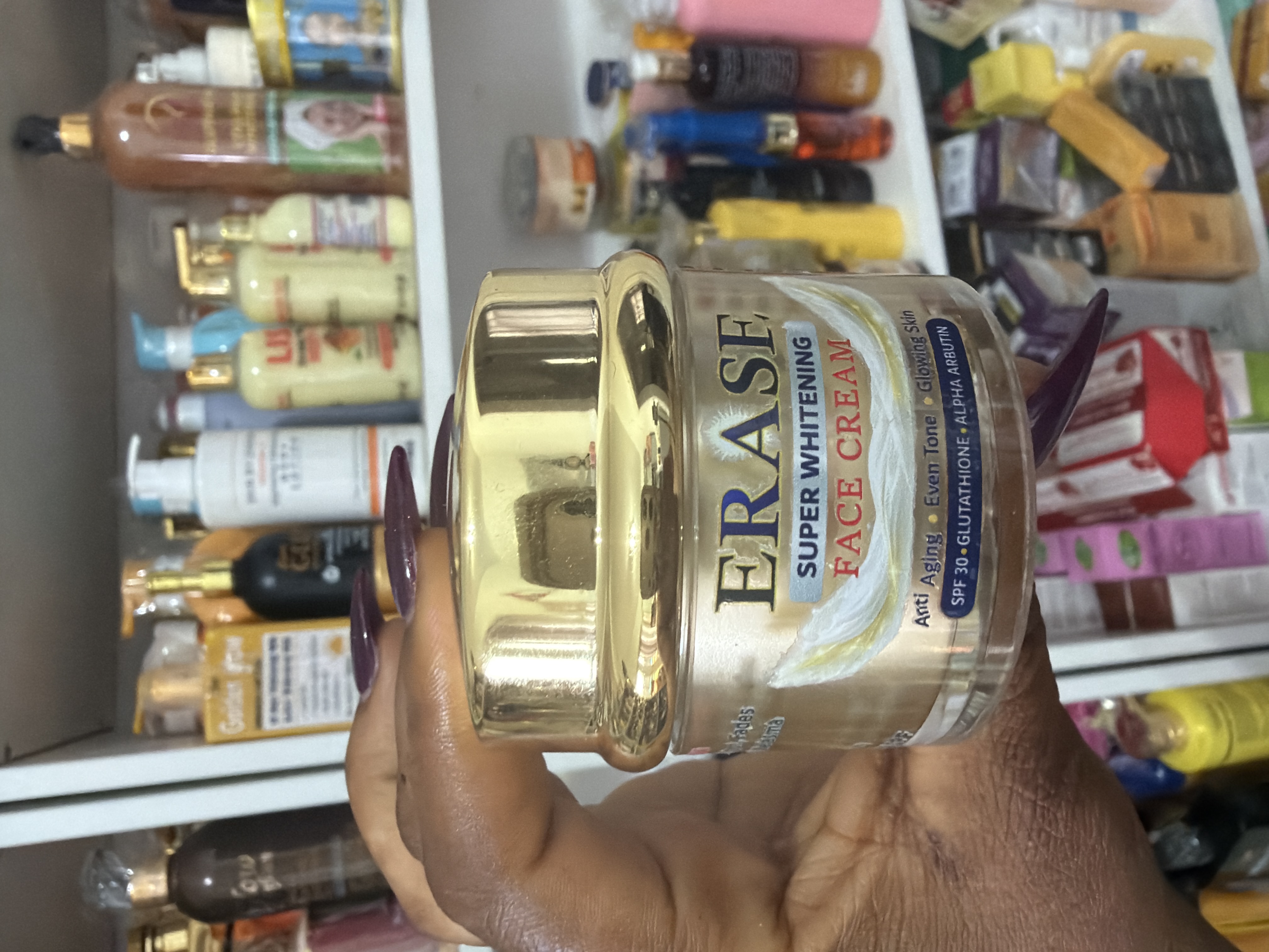 Erase face cream