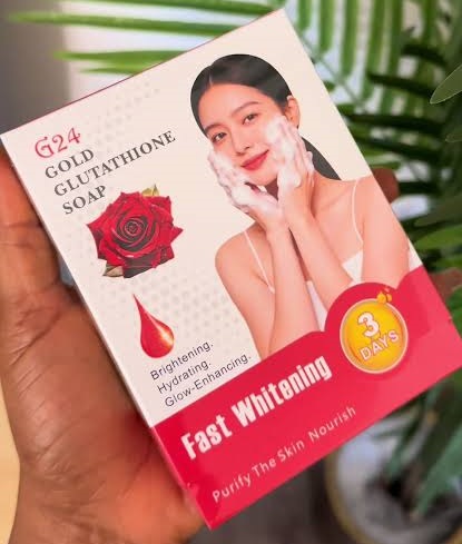 G24 Gold Glutathione 3Days Fast Whitening Bar Soap